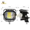 Buy cheap Metal 80V Dual Color Blue Red Flashing CG Modified Motorcycle LED Headlight from wholesalers