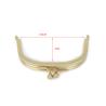 Buy cheap Light Gold Metal Coin Purse Clasp Hardware Multipurpose 210mm from wholesalers