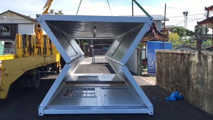 BOX SPACE 15 Minutes Installed Foldable Container House Prefabricated Mobile Homes For Construction Site And Shelter