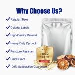 Customized 5 Gallon Sealed Mylar Bags Chocolate Food Packaging Pouch With Zipper