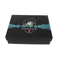 Buy cheap Luxprinters Lift Off Lid Box , Matt Lamination Black Kraft Gift Box product