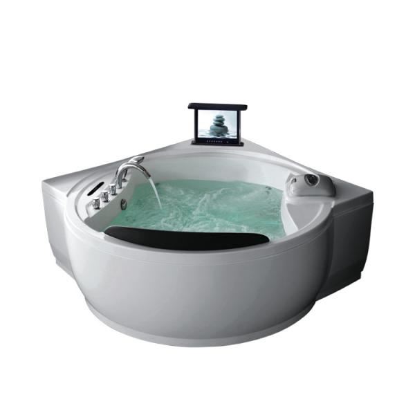Buy cheap Freestanding Bubble Massage Bathtub 1800 X 900mm Hydro Heart Round from wholesalers