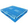 Buy cheap HDPE Recyclable Euro Plastic Pallet Blue Lightweight Moulded Pallets from wholesalers