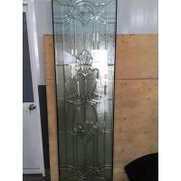 Buy cheap stained door glass with zinc /patina caming product