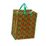 Reusable Shopping Laminated Pp Woven Bag Bag Flower Design Gravure Printing