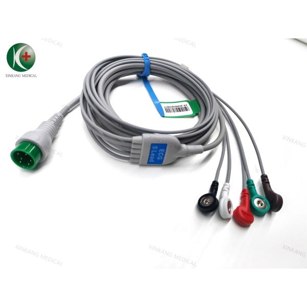 Buy cheap Compatible Hwatime Ecg 5leads Snap AHA from wholesalers
