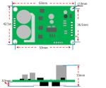Buy cheap 350W Brushless DC Motor Driver , 24v Dc Motor Speed Controller For Burshless Fan from wholesalers