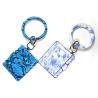 Buy cheap Round Wrist Strap Bangle Bracelet Key Ring Gold Plating For Girls from wholesalers