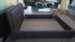 high headboard contemporaty pu leather bed SA410