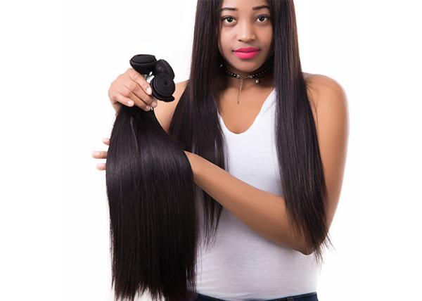 Buy cheap Natural Black Malaysian Hair Extensions 10-30 Inch Malaysian Natural Straight Hair from wholesalers