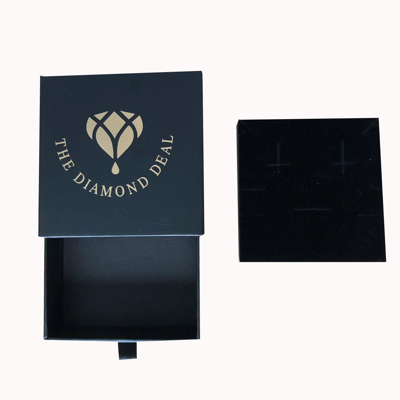 Custom Order Black Exquisite Jewelry Box for Earrings Necklace and Bracelet Display