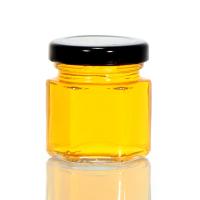 Buy cheap Round Transparent 100ml Glass Jars for Honey Storage Food Packaging with Metal product