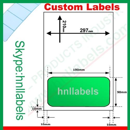 Buy cheap Integrated Labels EU Version Type07 190mm"*90mm" Laser Sheet from wholesalers