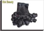 Natural Black 1b# Grade 7A Virgin Hair / 10 Inch -14 Inch Customzied Spiral Curl