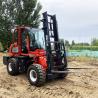 Buy cheap Four Wheel Drive Small Rough Terrain Forklift Multifunction Diesel 3500kg from wholesalers