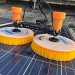 Electric Double-Head Brush for Photovoltaic Panel Cleaning 1 Year After-sales