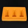 Buy cheap Customized disposable PP pet PVC PS flocking plastic black/white plastic blister tray for food cosmetics from wholesalers