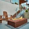 Buy cheap Patio Heater Gas Propane Corten Steel Fire Pit Pre Weathered from wholesalers
