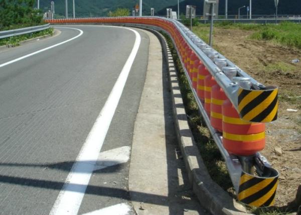 Buy cheap Motorway Non Aggressive Roller Barrier Fence For Central Isolation Belts from wholesalers