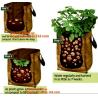 Buy cheap 7 Gallon Grow Bags /Aeration Fabric Pots w/Handles (Black),Breathable Non-woven plant pots with handles 40 gal grow bags from wholesalers