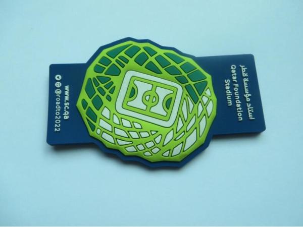 Buy cheap 3D Qatar Foundation Stadium Rubber PVC Fridge Magnets Fridge Stickers With Contact Phone And Website For Advertising from wholesalers