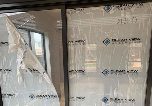 Buy cheap PE Milky White 600mm*100m Construction Site Printable Window Glass Protection Film from wholesalers