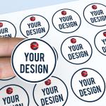 PVC Adhesive Personalised Business Stickers Labels For Glass Bottles