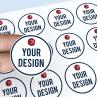 Buy cheap PVC Adhesive Personalised Business Stickers Labels For Glass Bottles from wholesalers