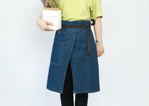 Buy cheap Split Half Length Denim 40*65cm Kitchen Cooking Apron from wholesalers