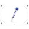 Buy cheap Blue Pyrex Glass Oil Burner Mini Glass Water Bong Oil Burning Pipe Orange Smoking from wholesalers