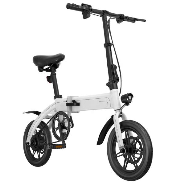 Buy cheap 14 Mini Foldable Aluminum Alloy Electric Bike Electric Bicycle With Hidden Battery from wholesalers