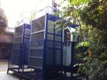 Material Personnel Hoist 2000kg Load Capacity , Mast Climbing Platform