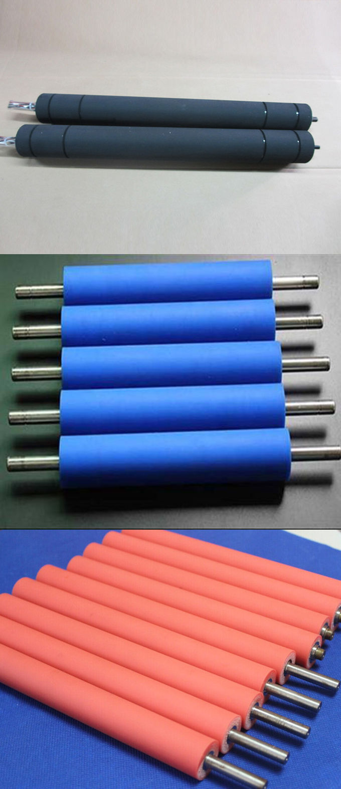 AC AdjustableIndustrial Rubber Rollers , Electric Pvc Conveyor Drive Rollers