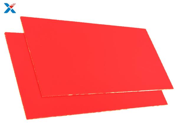 Buy cheap OEM 1mm Plexiglass Extruded Acrylic Sheet Customized Red Color from wholesalers