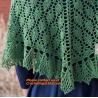 Buy cheap Hand Knitted Poncho, Brown Scarf,Wool Knit, poncho wrap, Green Free Knitting Crochet Woman from wholesalers