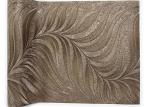 Home Furnishing Washable Vinyl Wallpaper Embossed Brown Leaf Pattern