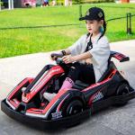 G.W. N.W 19kg/16kgs Kids Outdoor Electric Go Kart Car 12V Battery Power and 4