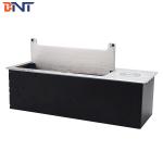 Office table mounted brush table socket outlet with wireless charger