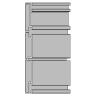 Buy cheap Aluminium Surface Mounted LED Profile For Single Layer Curtain Lighting Decoration 80*100mm from wholesalers