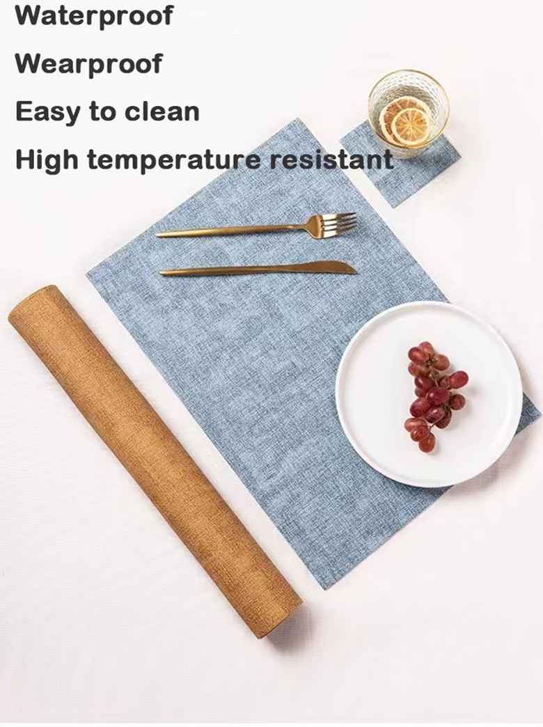 Custom Design PVC Table Mat CLASSIC Style 400x300 mm for Home Kitchen Accessories