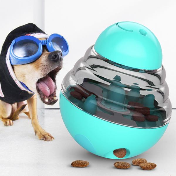 Pet Food Container Slow Feeder Puppy Bowl Puzzle Food Bowl Dog & Cat Toy 10*10
