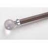 Buy cheap Modern aluminum alloy curtain pole single double living room curtain track from wholesalers