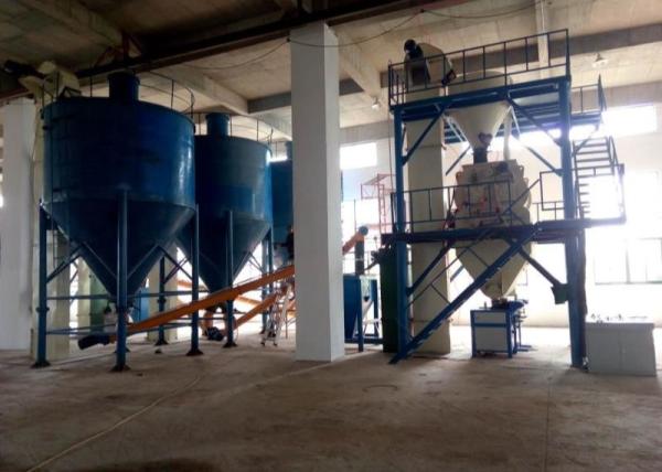 Quality Long Service Life Dry Mortar Plant Equipment Batch Ceramic Tile Adhesive Plant 10-20Ton/H for sale