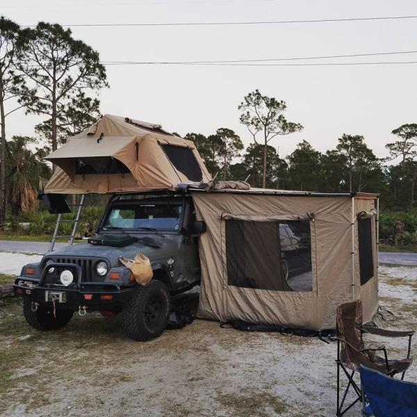 Buy cheap 3-4 Person Off Road Vehicle Awnings UV50+ Protection 1 Year Warranty from wholesalers