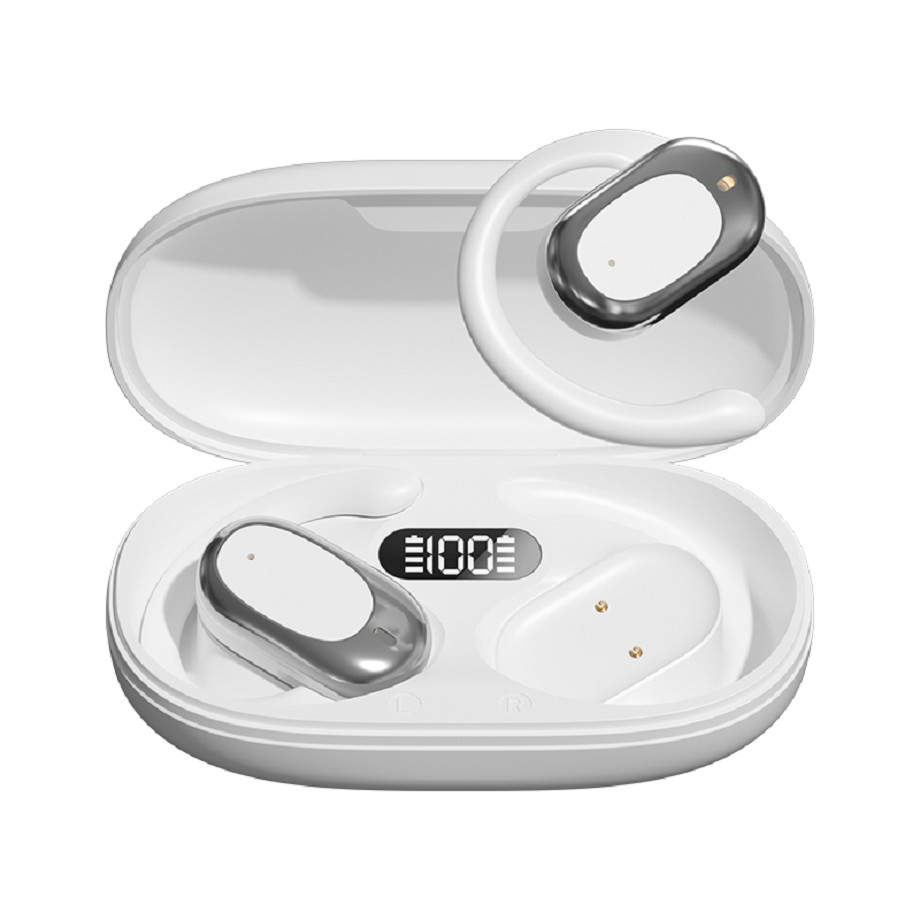 90° Adjustable Ear Hooks Bluetooth Headphone Earphone F14.2 Ultra-thin Biological Diaphragm, Bluetooth 5.4 With AAC/SBC Support, Zero Sensitivity