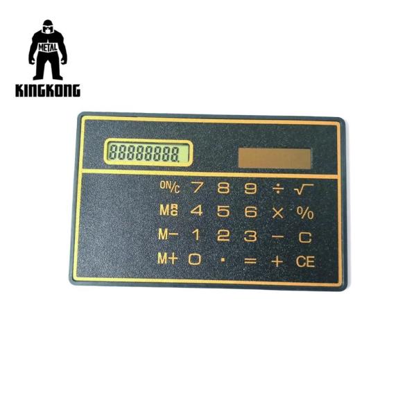 Buy cheap Portable Micro PVC Business Cards , Black Blank Plastic Id Cards Solar Calculated from wholesalers