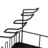 Buy cheap Rustproof Black Metal Kitchen Dish Drying Wire Rack With Wine Glass Holder from wholesalers