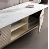 Buy cheap 2.2m 22in Cabinet Console Table Titanium TV Stands And Coffee from wholesalers