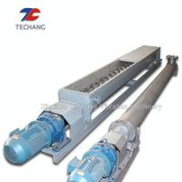 Buy cheap U Trough Screw Conveyor , Metallurgy Powder Shaftless Screw Conveyor product