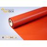 Buy cheap Red Medium Duty Industrial Fire Blanket Roll Material Silicone Coated Fiberglass Fabric from wholesalers